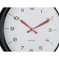 Nástenné hodiny Modern Factory Karlsson KA6056BK, 30cm